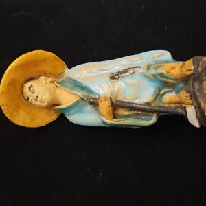 1900 Chinese Mudman  Sculpture